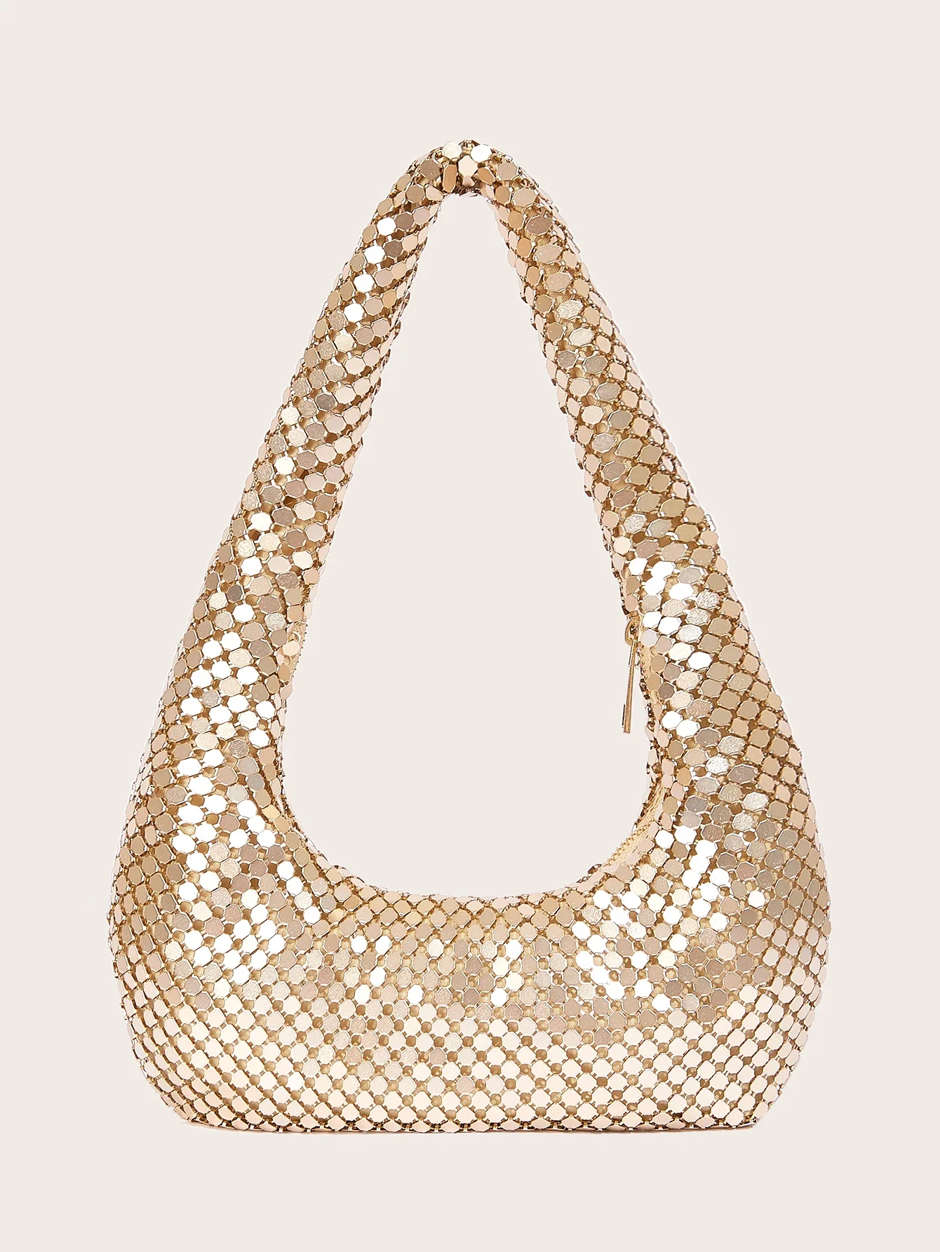 Clutch Bag Evening - السيدات الراقية التألق المعادن تحت الإبط
