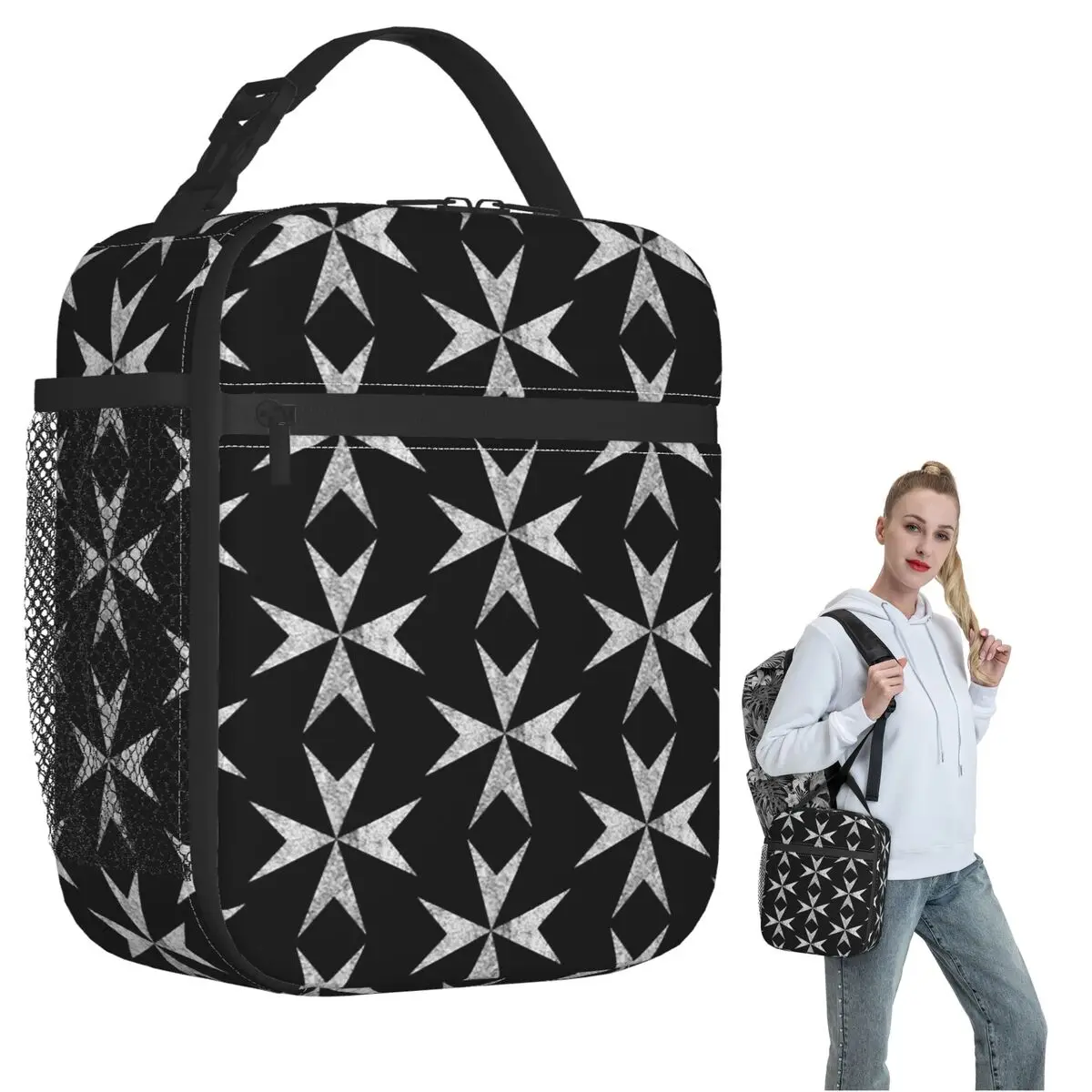 Women Bags Malta - حقيبة غداء معزولة على شكل صليب