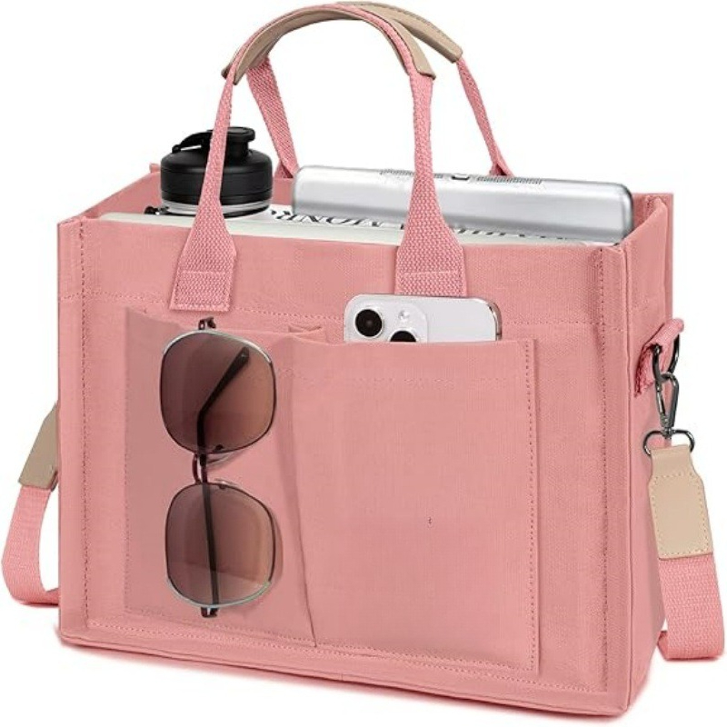 Women'S Work Bags Tote - حقيبة حمل كبيرة من القماش للنساء