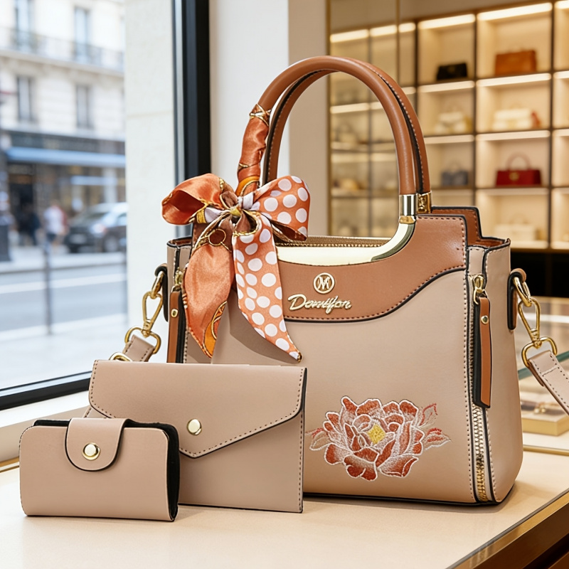 Women Bags Office - مجموعة حقائب يد مطرزة عالية الجودة