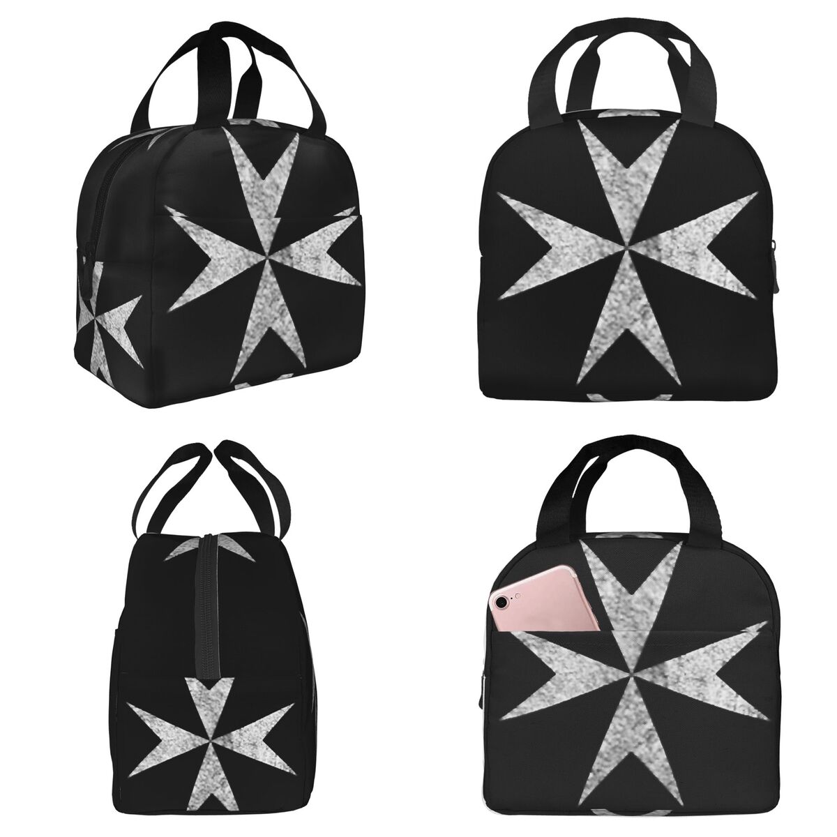 Women Bags Malta - حقيبة غداء معزولة حرارياً بتصميم صليب