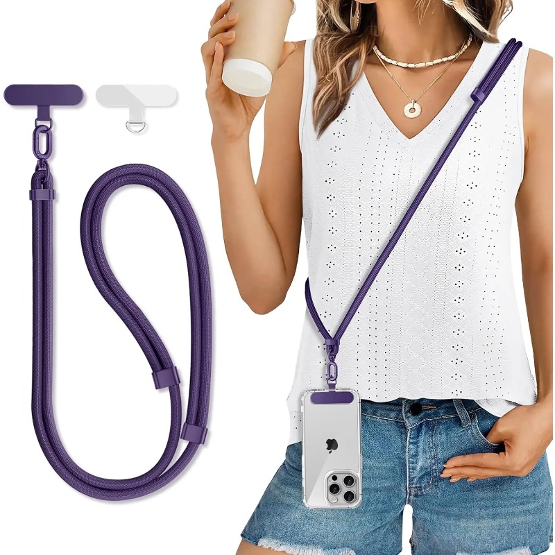 حبل تعليق هاتف عالمي قابل للتع - مراجعة Phone Bag Crossbody وسعره
