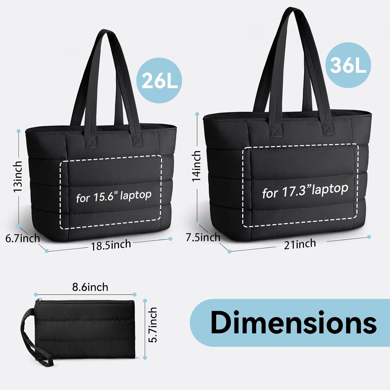 حقيبة يد نسائية منفوخة، حقيبة  - مراجعة Women'S Work Bags Tote وسعره