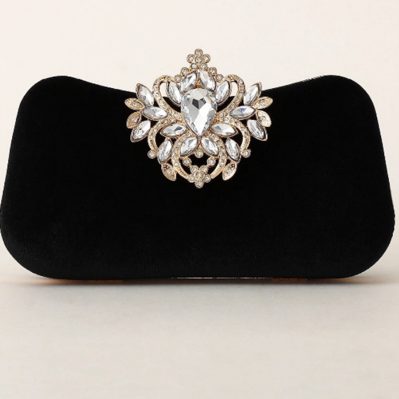 حقيبة يد مخملية خضراء داكنة فا - مراجعة Clutch Bag Evening وسعره