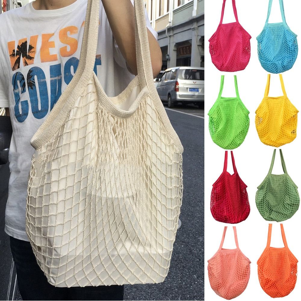 أكياس تسوق قطنية متينة قابلة ل - مراجعة Crochet Market Bag وسعره