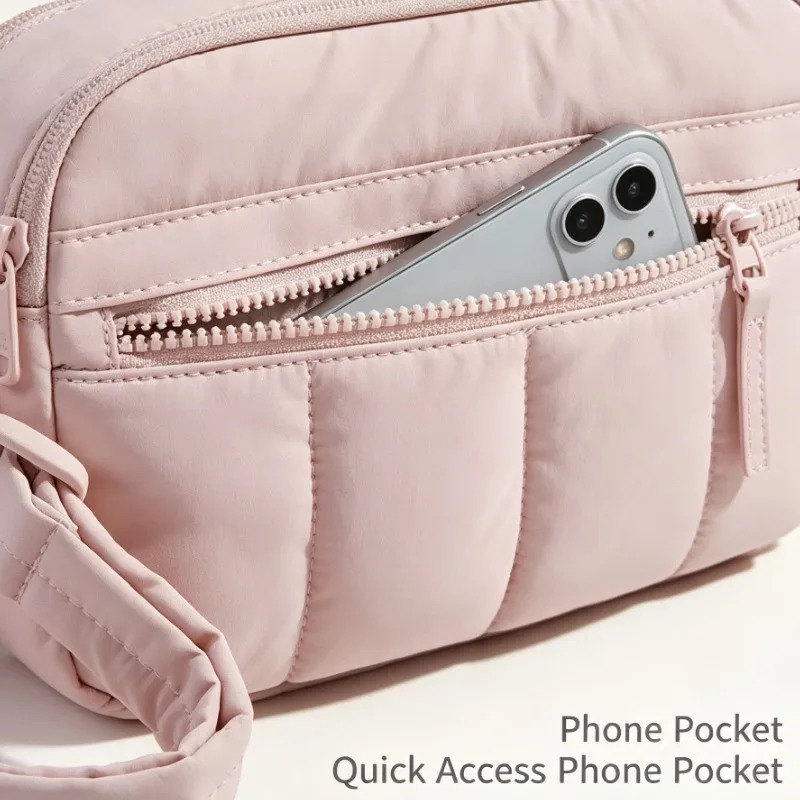 حقيبة كتف كبيرة السعة مقاومة ل - مراجعة Phone Bag Crossbody وسعره