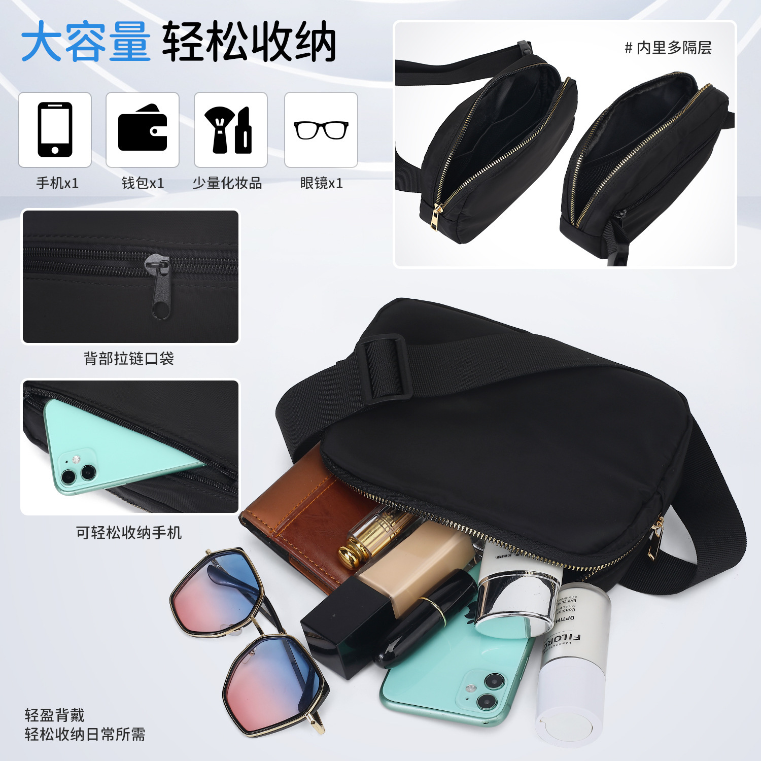 حقيبة خصر متعددة الوظائف بتصمي - مراجعة Women Bags Malta وسعره