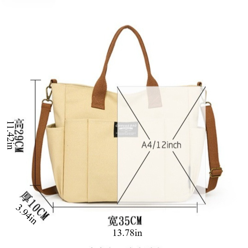 حقيبة كبيرة من القماش للنساء،  - مراجعة Women'S Work Bags Tote وسعره