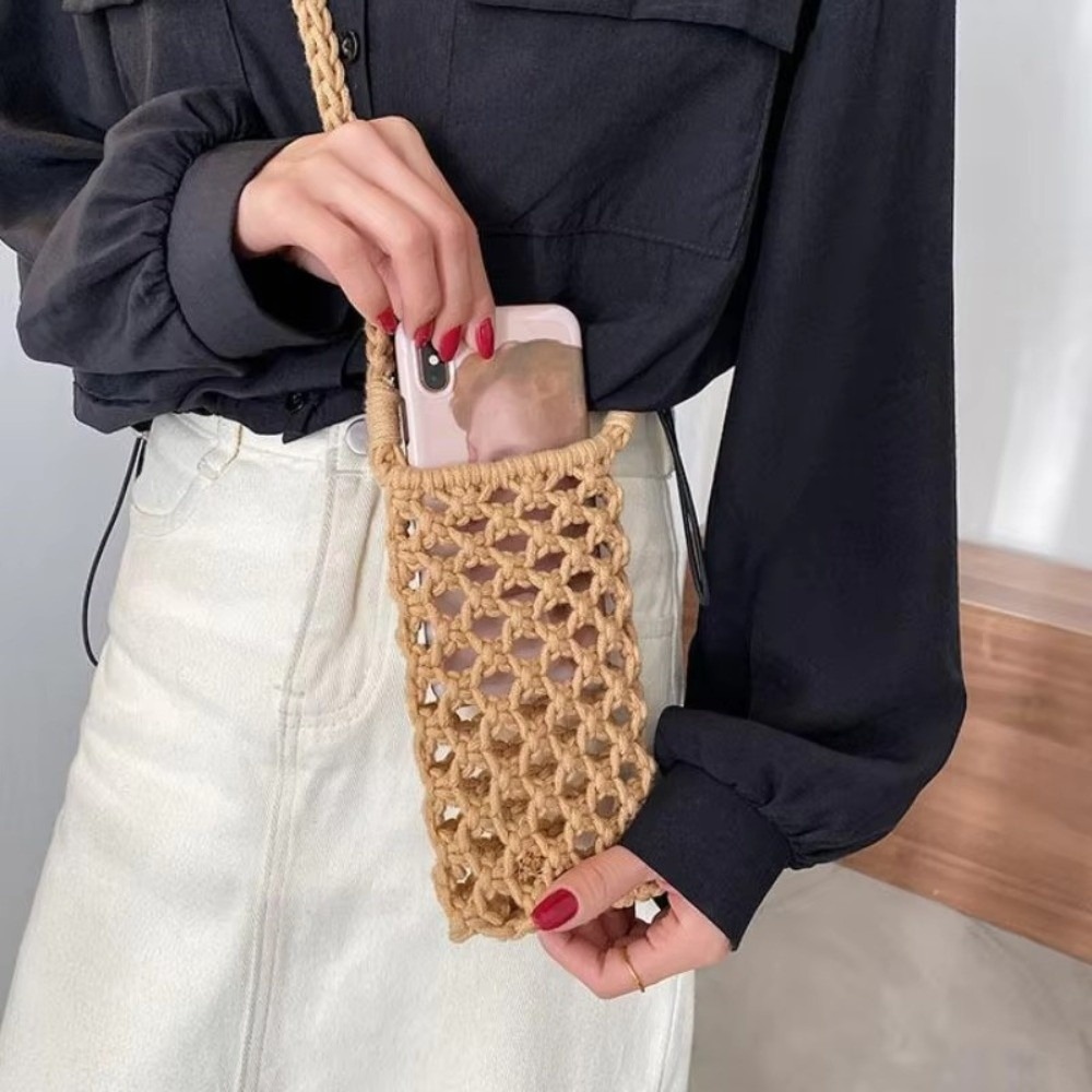 حقيبة هاتف محمولة أنيقة للارتد - مراجعة Crochet Market Bag وسعره
