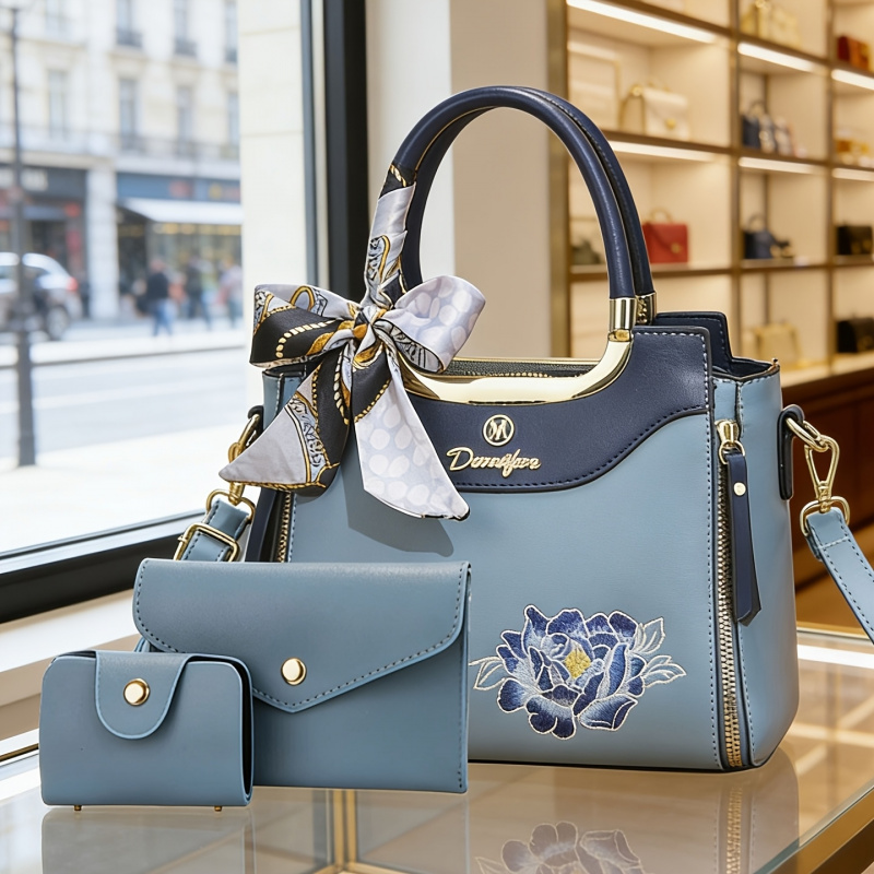 مجموعة حقائب يد مطرزة عالية ال - مراجعة Women Bags Office وسعره