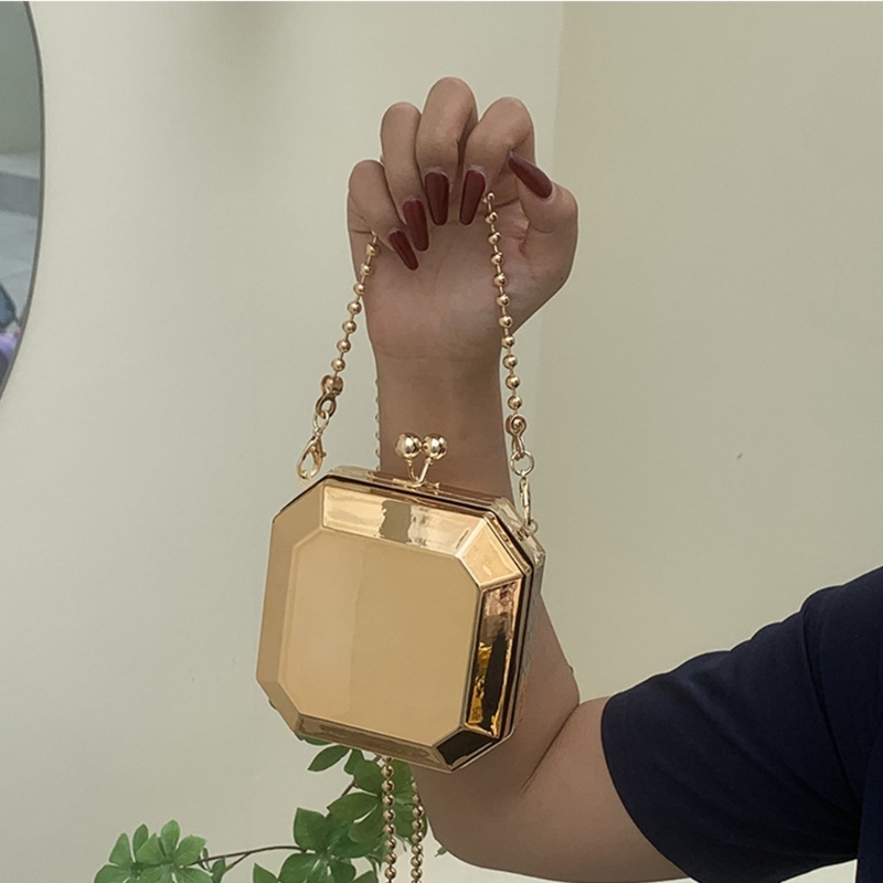 صغيرة فاخرة الذهب مساء حفلة مخ - مراجعة Clutch Bag Evening وسعره