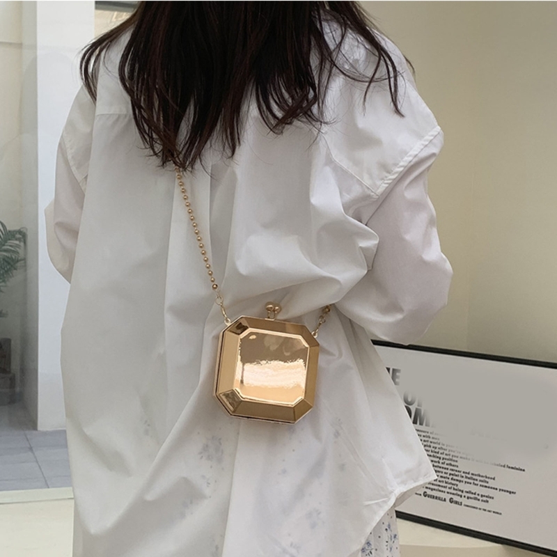 صغيرة فاخرة الذهب مساء حفلة مخ - مراجعة Clutch Bag Evening وسعره