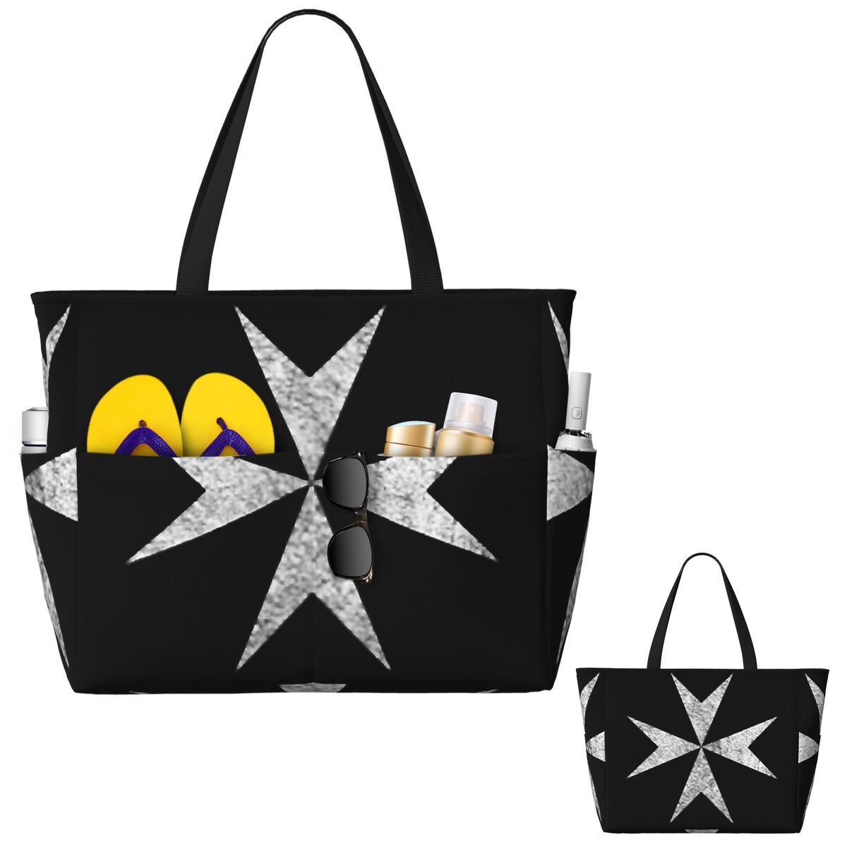 حقيبة شاطئية كبيرة للسيدات بتص - مراجعة Women Bags Malta وسعره