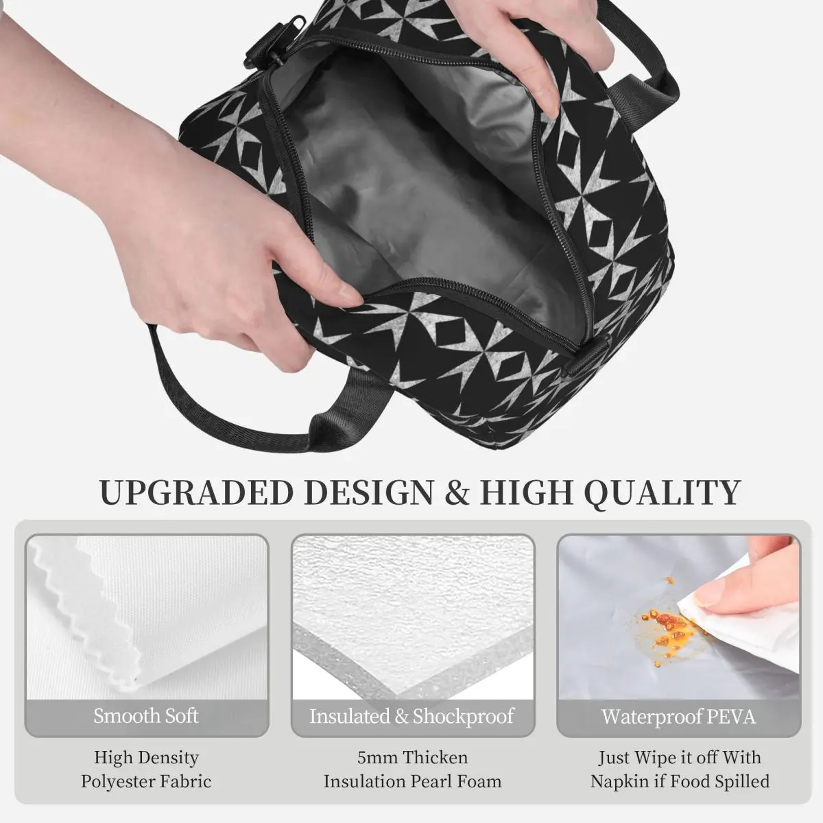 حقيبة غداء معزولة على شكل صليب - مراجعة Women Bags Malta وسعره