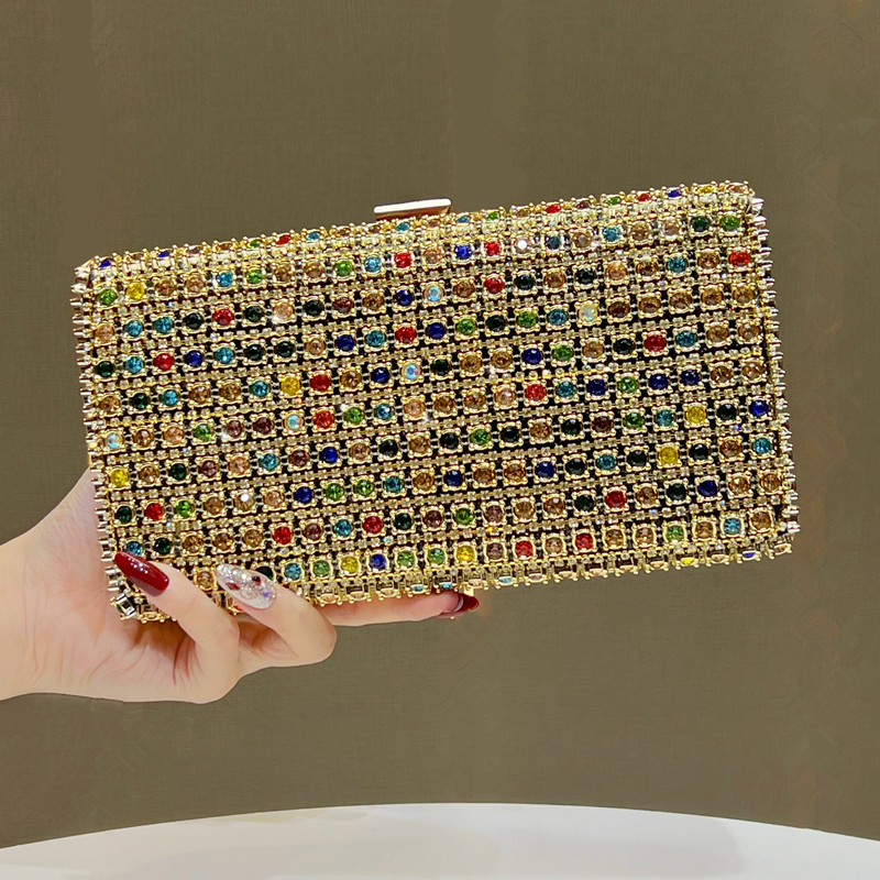 حقيبة سهرة نسائية فاخرة مرصعة  - مراجعة Clutch Bag Evening وسعره