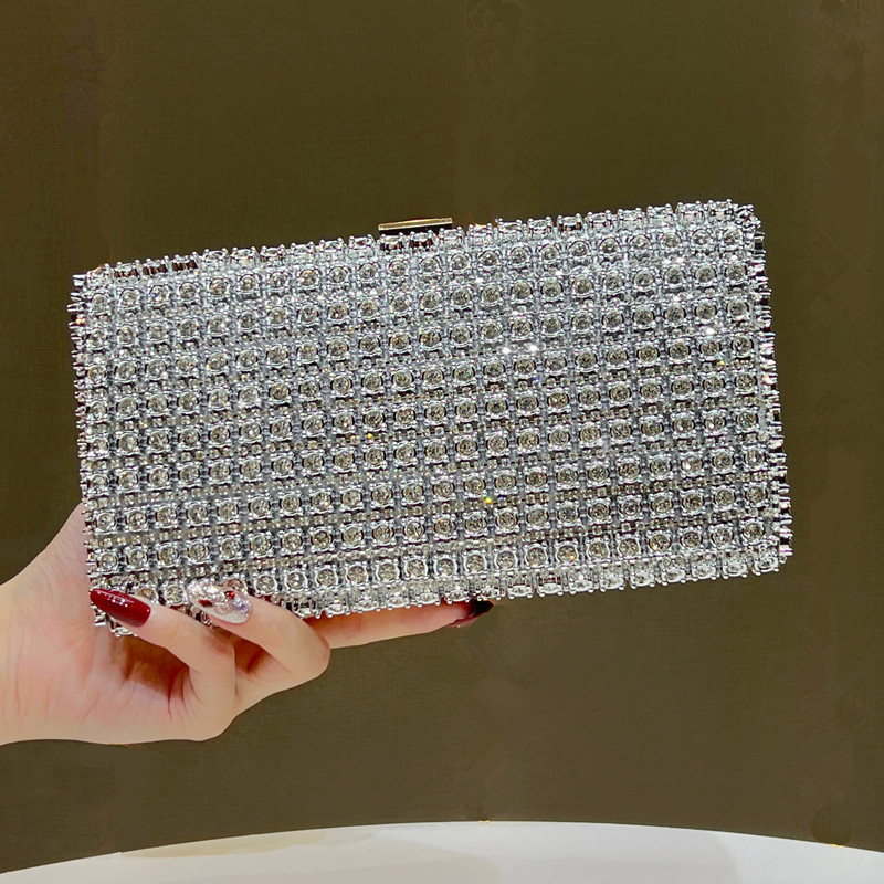 حقيبة سهرة نسائية فاخرة مرصعة  - مراجعة Clutch Bag Evening وسعره
