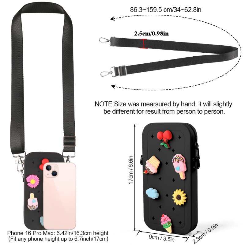 حقيبة كروس بودي محمولة متعددة  - مراجعة Phone Bag Crossbody وسعره
