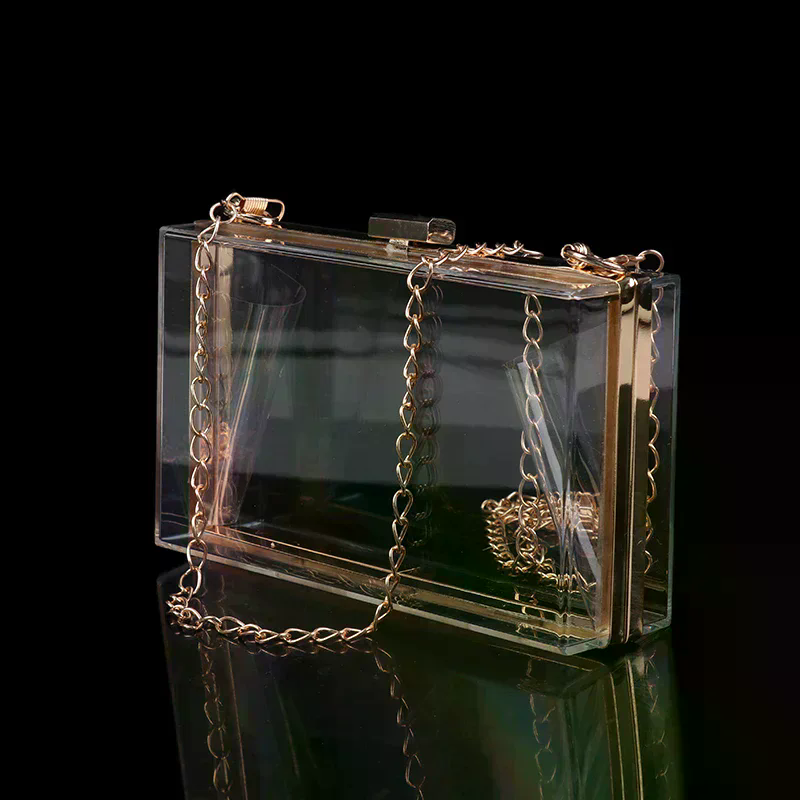 حقيبة كلاتش شفافة من الأكريليك - مراجعة Clutch Bag Evening وسعره