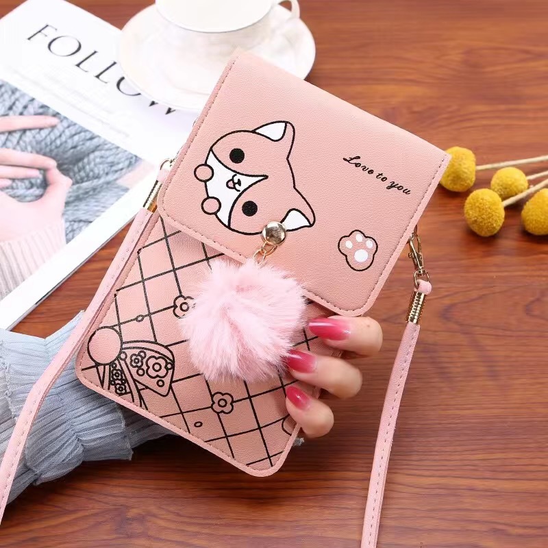 حقيبة هاتف بنمط كرتوني لطيف تع - مراجعة Phone Bag Crossbody وسعره