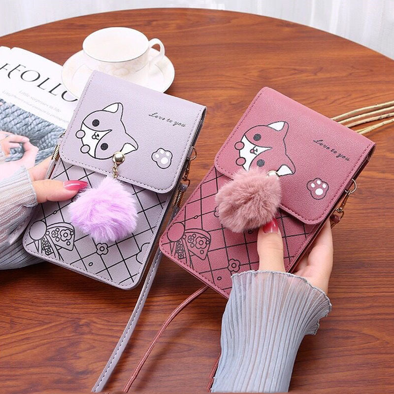 حقيبة هاتف بنمط كرتوني لطيف تع - مراجعة Phone Bag Crossbody وسعره
