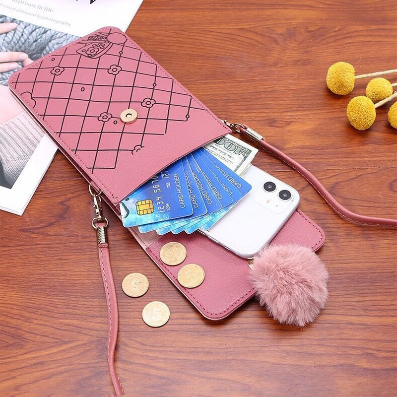 حقيبة هاتف بنمط كرتوني لطيف تع - مراجعة Phone Bag Crossbody وسعره